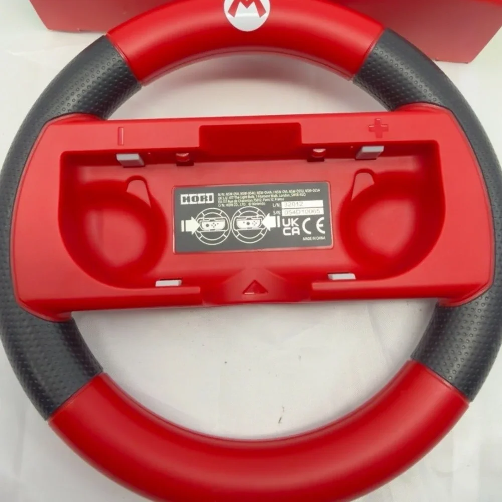 Hori Nintendo Switch Mario‎ Kart 8 Deluxe Wheel Attachment Mario Red NSW-054